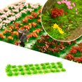 thumbnail image 2 of ZheElen Herbe Miniature en Grappe Tufts Modèle Vert 30 Pcs 1Set, 2 of 6