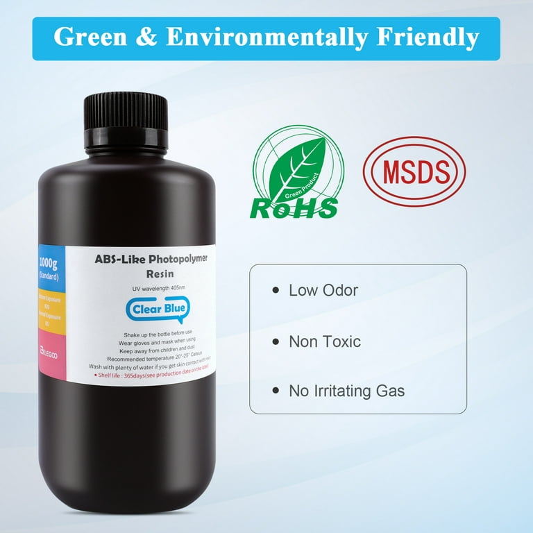 ELEGOO Abs-Like Resin Rapid UV Curing 405Nm Standard Photopolymer