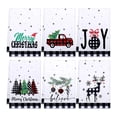 thumbnail image 2 of Christmas Kitchen Towels with Farmhouse Plaid Prints, Set of 6, Black White and Red, for Holiday Kitchen Decor, 2 of 3