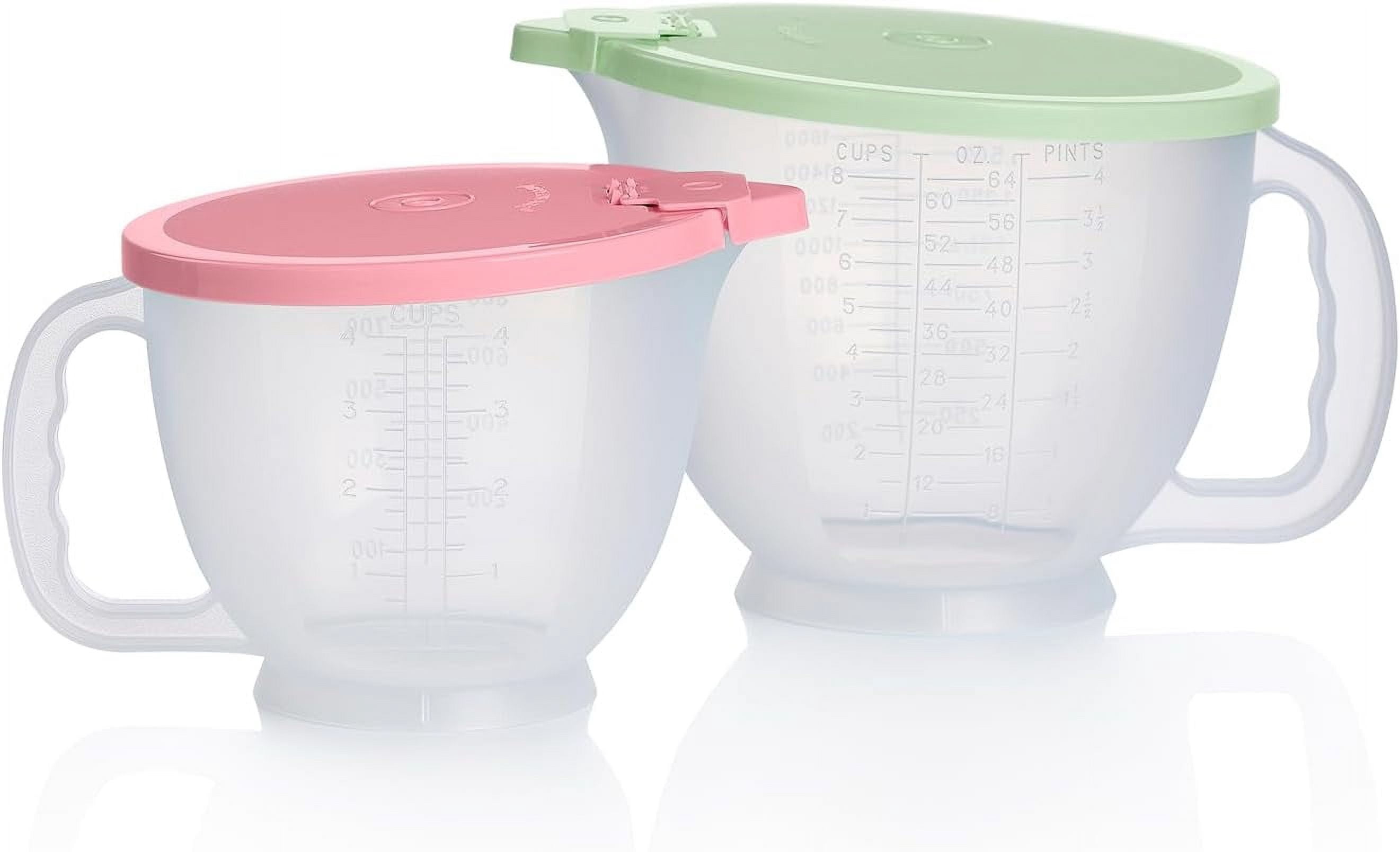 Tupperware Classic Mix-N-Store Pitcher Set in Mint Green & Candy