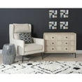 thumbnail image 2 of Linon Prianna Drum Accent Side Table, Black/White, 2 of 6
