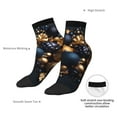 thumbnail image 6 of Naloa Elegant Golden Blue Ornaments Ankle Socks for Women Non Slip Socks No Show Socks Classic Low Cut Casual Socks Casual Socks, 6 of 7