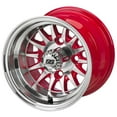 thumbnail image 2 of LSI 14-Spoke 10" Red Golf Wheels 20x10-10 X-Trail Tires Yamaha, 2 of 4