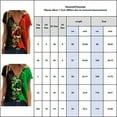 thumbnail image 3 of JustVH Women's Printed Short Sleeve T-shirt Casual V-Neck Loose Fit Tops, 3 of 3