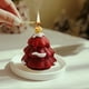 thumbnail image 4 of Vela de Aromaterapia con Forma de Árbol de Navidad | Vela Navideña con Aroma a Cera de Parafina de Soja Roja y Verde | Adorno Navideño para El Hogar | Regalo de Navidad para La Familia, La Oficina, E, 4 of 6