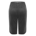 thumbnail image 6 of AINIYS High Waisted Straight Leg Durable Capris Pants for Women Vintage Street Casual Travel Dark Gray L, 6 of 7