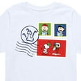 thumbnail image 3 of Peanuts - Christmas - Signs Of The Holidays Stamps - Toddler & Youth Short Sleeve Graphic T-Shirt, 3 of 5