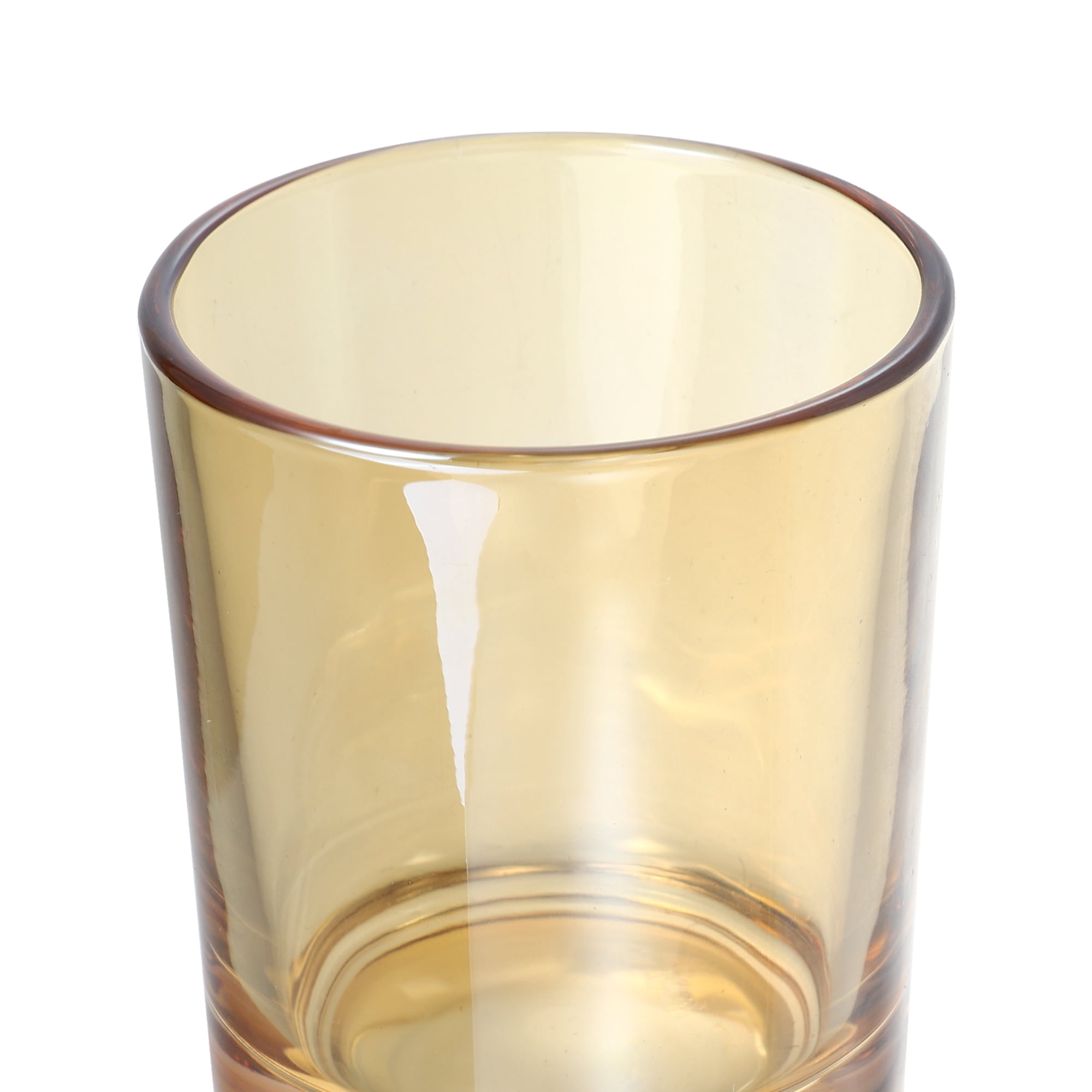 Unique Bargains 2Pcs Bathroom Toothbrush Tumblers Glass for Kitchen Color Gray Amber
