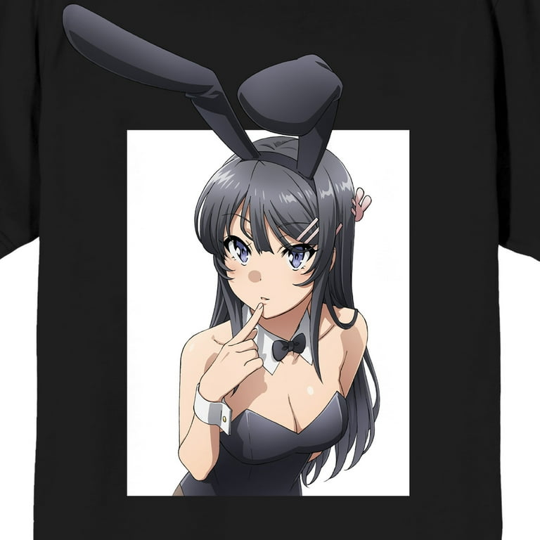 Anime Manga Bunny Girl Senpai School Costume T-Shirt Anime Manga Bunny Girl Senpai School Costume T-Shirt