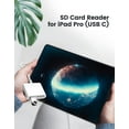 thumbnail image 6 of High-Speed USB-C Card Reader 3-in-1 SD/TF/USB OTG Adapter for iPhone 15/16/iPad Pro/MacBook/Android Devices, Portable File Transfer, 6 of 7