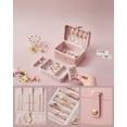 Jewelry Box, Travel Jewelry Case, 2Layer Jewelry Holder Organizer