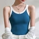 thumbnail image 1 of Blusa de poliéster para mujer, de moda, informal, de color liso, con tirantes, almohadillas para el pecho y la espalda, chalecos y tops moldeadores., 1 of 9