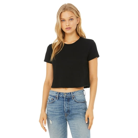 Bella   Canvas Ladies' Flowy Cropped T-Shirt