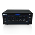 thumbnail image 2 of PYLE PCM21BT - Compact Bluetooth Power Amplifier, 2 Microphone Inputs, Mic-Talkover, 25V/70V Speaker Transformer Output, 40 Watt, 2 of 4