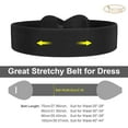 thumbnail image 4 of Women Stretchy Belt for Dresses Vintage Elastic Wide Waist Belt, 4 of 9