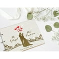 thumbnail image 5 of Darling Souvenir Personalized Engraved Laser Cut Wedding Guest Book Wooden Cover Sign-in Book Registry Guestbook Scrapbook-YM, 5 of 7
