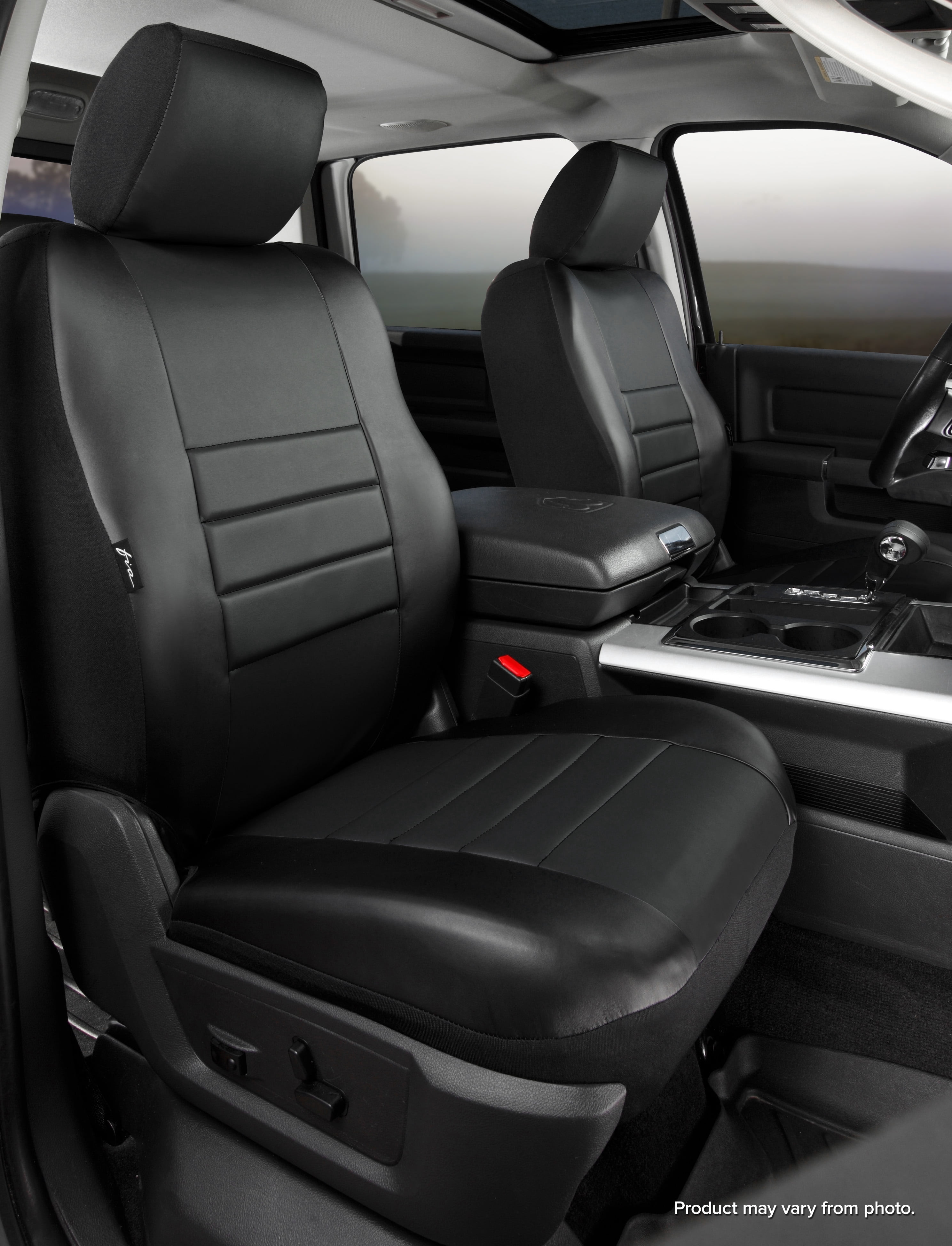 Fia Sl67 71 Blk/Blk Leatherlite Custom Seat Cover Fits 21 24 Fits/For Bronco