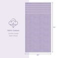 thumbnail image 4 of American Soft Linen Luxury 35x70 Jumbo Large Bath Towel, 100% Cotton Turkish Bath Towel Sheet, Lilac, 4 of 9
