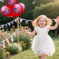 thumbnail image 4 of Fourth Of July Decorative Balloons - 12" Red, White & Blue Independence Day Party Decorations for Festive Events, 4-Pack, 4 of 6