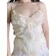 thumbnail image 3 of Camisola de retazos de encaje para mujer VISgogo, camiseta sin mangas con dobladillo triangular y cuello en V de verano VISgogo  moda, 3 of 9