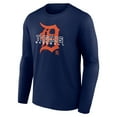 thumbnail image 2 of Men's Navy Detroit Tigers Stellar Long Sleeve T-Shirt, 2 of 3