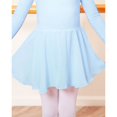 thumbnail image 3 of Stelle Girl's Long Sleeve Ballet Leotards with Sheer Skirt, 3 of 5