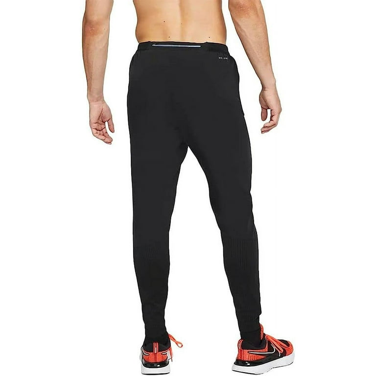 Nike Men's Dri-FIT ADV AeroSwift Men's Racing Pants (Black/White, L) 