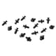 thumbnail image 4 of Clips De Ajuste Del Panel De La Puerta Del Coche Guardabarros Sujetador De Parachoques Retenedor De Remaches De Empuje 50 Piezas Plástico Negro 6 Mm Ajuste Universal Para Sedan, 4 of 7