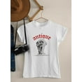 thumbnail image 3 of David Halftone Antique T-Shirt Women -Image by Shutterstock, Female 5X-Large, 3 of 4