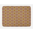 thumbnail image 1 of Ethnic Bath Mat, Tribal Inspired Geometrical Motifs with Squares and Triangles in Colorful Tones, Plush Bathroom Decor Mat with Non Slip Backing, 29.5" X 17.5", Multicolor, by Ambesonne, 1 of 2