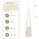 thumbnail image 4 of Cuerpo Cruzado Acolchado para Mujeres Botella Hombro Con Bolsillos Suaves () Blanco, 4 of 9