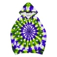 thumbnail image 5 of Snorda Womens Hoodies TieDye Sweatshirts for Women Drawstring Pullover Hoodie Loose Comfy Long Sleeved Pocket Fashion Top for Daily Outdoors Wear, 5 of 5