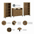 thumbnail image 3 of Bush Furniture Somerset Entertainment Center in Fresh Walnut, 3 of 6