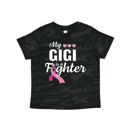 

Inktastic Breast Cancer Awareness My Gigi is a Fighter Gift Toddler Boy or Toddler Girl T-Shirt