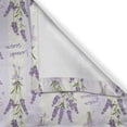 thumbnail image 4 of Ambesonne Lavender Window Valance, Stripes and Flowers, 54" X 18", Purple, 4 of 5