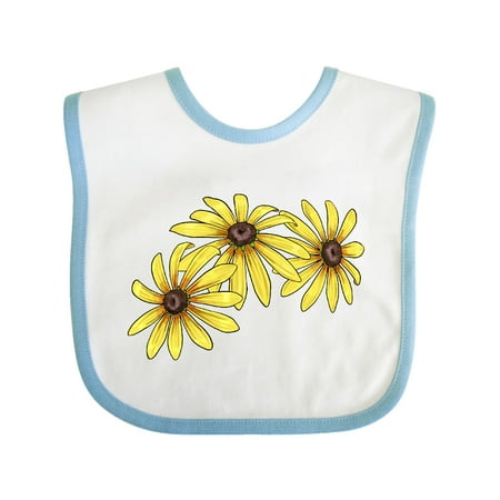 

Inktastic Black Eyed Susans Flowers Gift Baby Boy or Baby Girl Bib