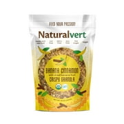 Naturalvert Organic, Gluten free, Vegan granola- Banana Cinnamon Vegan (12oz)