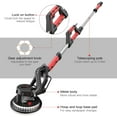 thumbnail image 2 of POWER PRO 1090X Electric Drywall Sander - Variable Speed 500-1800RPM, 800W, with Automatic Vacuum System for Dust Absorption, LED Light, and Carry Bag, 2 of 9
