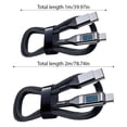 thumbnail image 4 of LED Fast Charging Cable, USB A/C to C 240W with Digital Wattage Display, Super Fast USBs Charger Lead for Type-C Phone Laptop, Braided Cord, 4 of 10