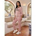 thumbnail image 4 of Conjunto 2 Piezas Estilo Deportivo Urbano, Sudadera y Pants Cómodos para Mujer, 4 of 5