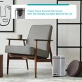 thumbnail image 4 of Bote de basura Home Zone Living de 5 litros con tapa y pedal, 4 of 7