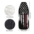 thumbnail image 7 of XYZCANDO Firefighter Flag Car Seat Covers Front Seats 2 Pcs Patriotic Automotive Interior Seat Covers Stretch Polyester Fabric Cover All-Season Protection for Most Cars,SUV,Sedan, 7 of 7