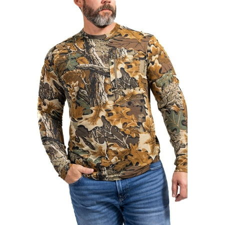 Realtree Bamboo Long Sleeve Men s Crew Neck Shirt | Advantage Classic
