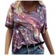 thumbnail image 1 of Blusa informal de manga corta con cuello redondo para mujer con estampado del día de San Valentín OAVQHLG3B Store  lin121212, 1 of 3