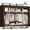 Brown, variant on Large Portable Armoire Wardrobe Closet with 4 Hanging Rods and Lockers,Metal Storage Wardrobe Clothes Rack with Dust Cover for Clothes,16.7 in Wide,Bedroom