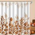 thumbnail image 6 of Oioii Fall Shower Curtain Maple Leaves Pumpkin Bathroom Shower Curtain Autumn Thanksgiving Waterproof Fabric Shower Curtains Bathtub Decor 59.06x70.8in, 6 of 6