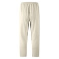 thumbnail image 4 of Resicozy Mens Baggy Sweatpants Loose Fit Cotton Casual Comfy Stretch Wide Leg Sweat Pants with Pockets Khaki XL, 4 of 5