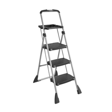 COSCO 3-Step Max Steel Work Platform, 225 lb. Weight Capacity, Black