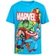 thumbnail image 5 of Camisetas gráficas Marvel Avengers Boys, paquete de 5 unidades, 2 T-20, talla 8, algodón, 5 of 7