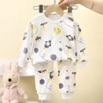 thumbnail image 2 of TAmten Toddler Boy 2-piece Pajamas Sleepwear Pjs for Baby Cute Soft Clothes Suit Dailywear & Loungewear Outfits Set Kids Clothing Outfits Size 7-8 Years, 2 of 5